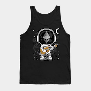 Astronaut Guitar Ethereum ETH Coin To The Moon Crypto Token Cryptocurrency Blockchain Wallet Birthday Gift For Men Women Kids Tank Top